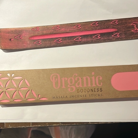 Incense and ash catcher set frankincense handmade new in box - Picture 1 of 9